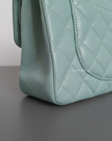 Classic Flap Small | 20C Tiffany Blue Caviar Light Gold Hardware
