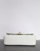 Chanel Small Preppy Coco | 26S Light Blue Caviar Brushed Gold Hardware-details