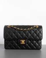 Chanel Classic Flap Small | Black Caviar Gold Hardware-front1
