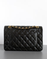Chanel Classic Flap Small | Black Caviar Gold Hardware-back