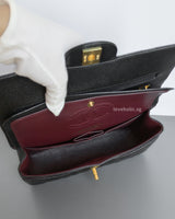 Chanel Classic Flap Small | Black Caviar Gold Hardware-details