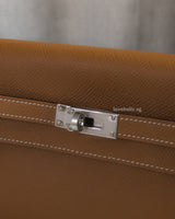 Hermes Kelly To Go Gold Epsom Palladium Hardware-details