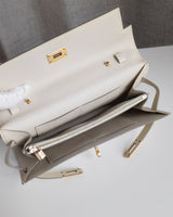 Hermes Kelly To Go Craie Epsom Gold Hardware-details