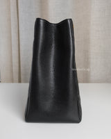 Chanel GST Grand Shopping Tote Black Caviar Gold Hardware-details