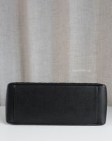 Chanel GST Grand Shopping Tote Black Caviar Gold Hardware-details