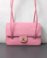 Small Preppy Coco | 26S Pink Caviar Gold Hardware