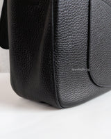 Chanel Maxi Flap 32cm | Black Caviar Silver Hardware-details
