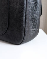 Chanel Maxi Flap 32cm | Black Caviar Silver Hardware-details