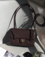 Chanel Preppy Coco Small | 26P Brown Caviar Gold Hardware-front