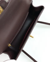Chanel Preppy Coco Small | 26P Brown Caviar Gold Hardware-details