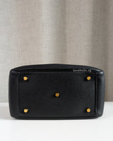 Lindy 26 | Black Taurillon Clemence Gold Hardware