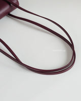 Chanel Preppy Coco Mini | 26S Burgundy Caviar Gold Hardware-details