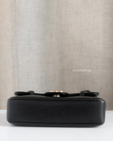Chanel Preppy Coco Mini | Black Caviar Gold Hardware-details