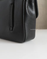 Chanel Preppy Coco Mini | Black Caviar Gold Hardware-details