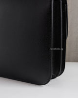 Hermes Constance 24 | Black Epsom Palladium Hardware-details