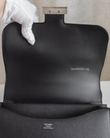 Hermes Constance 24 | Black Epsom Palladium Hardware-details