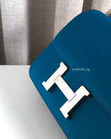 Hermes Constance 24 | T7 Blue Hydra Epsom Palladium Hardware-details