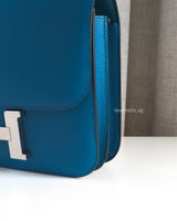 Hermes Constance 24 | T7 Blue Hydra Epsom Palladium Hardware-details