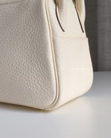 Hermes Lindy Mini | Nata Taurillon Clemence Gold Hardware-details