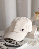 Chanel Baseball Cap | Ecru -front