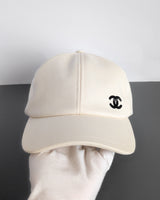 Chanel Baseball Cap | Ecru -model