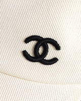 Chanel Baseball Cap | Ecru -details