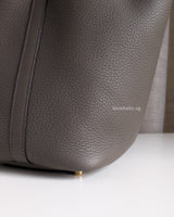 Hermes Picotin Lock 18 Etain Taurillon Clemence Gold Hardware-details