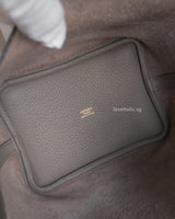 Hermes Picotin Lock 18 Etain Taurillon Clemence Gold Hardware-details
