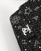 Chanel Classic Flap Mini Rectangle | 24K Crystal Strass Silver Hardware-details