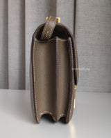 Hermes Constance 18 | Etoupe Epsom Gold Hardware-side