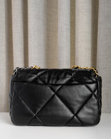 Chanel Chanel 19 Small | Black Lambskin Multicolored Hardware-back