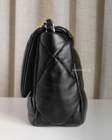 Chanel Chanel 19 Small | Black Lambskin Multicolored Hardware-details