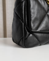 Chanel Chanel 19 Small | Black Lambskin Multicolored Hardware-details