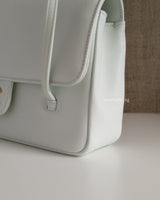 Chanel Small Preppy Coco | 26S Light Blue Caviar Brushed Gold Hardware-details