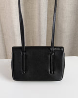 Mini Preppy Coco | Black Caviar Gold Hardware