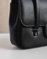 Mini Preppy Coco | Black Caviar Gold Hardware