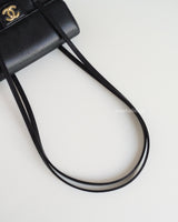 Mini Preppy Coco | Black Caviar Gold Hardware