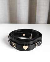 Dior My ABC Lady Dior Small | Black Lambskin Light Gold Hardware-details