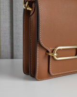 Hermes Roulis Mini | 37 Gold Evercolor Gold Hardware-details