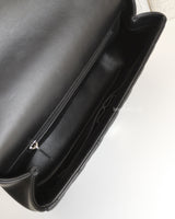 Chanel CC Filigree Flap Bag Medium | So Black Lambskin Black Hardware-details