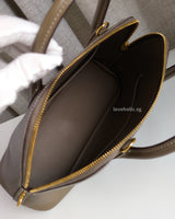 Hermes Bolide 25 | Etoupe Epsom Gold Hardware-details