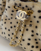 Chanel Chanel 25 Mini | Cheetah Print Gold Hardware-details