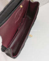 Chanel Classic Flap Small | Black Caviar Gold Hardware-details