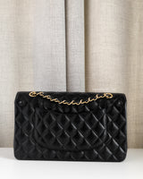Chanel Classic Flap Medium | Black Caviar Gold Hardware-back