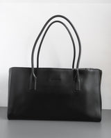 Chanel Cerf Tote | 26S Black Calfskin Gold Hardware-back