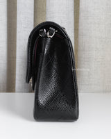 Chanel Classic Flap Small | Black Caviar Silver Hardware-details