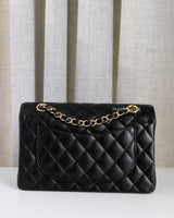 Chanel Classic Flap Small | Black Caviar Gold Hardware-back