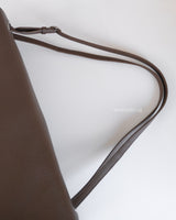 Chanel Maxi Flap 38cm | 26S Light Brown Caviar Silver Hardware-details