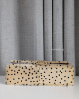 Chanel Classic Flap Medium | 26A Cheetah/Polka Dot Pony Hair Gold Hardware-details