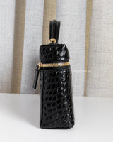 Chanel Top Handle Vanity On Chain LP | 26A Crocodile Embossed Calfskin Gold Hardware-side